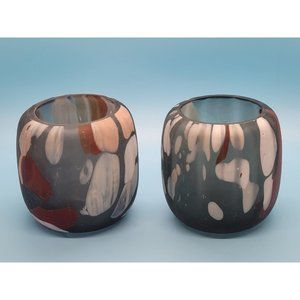 Blown Art Glass votive holders